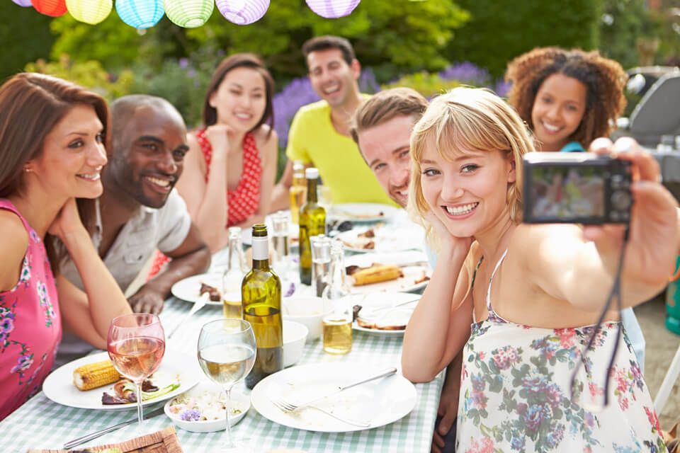 Happy People in a Cooking Class in Tuscany